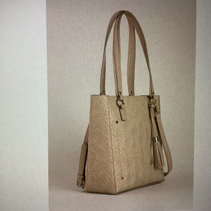 SIMPLY NOELLE LUXE LEOPARD SHOULDER BAG NWT